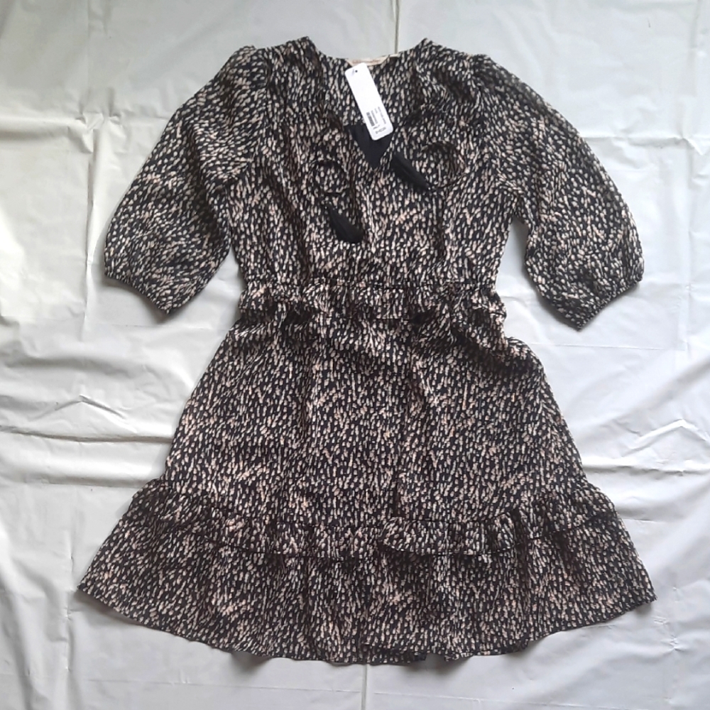 Soft Surroundings Black Petite Hazel Dress NWT $140 Woman's Size: SP - FAST SHIP